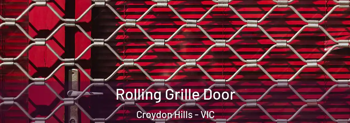 Rolling Grille Door Croydon Hills - VIC