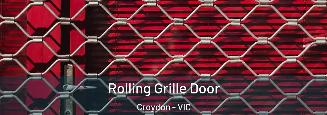  Rolling Grille Door Croydon - VIC
